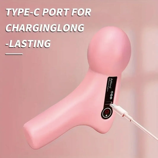Mini massage gun - Portable fitness muscle relaxation massager, quiet electric massage device for home/gym use, compact muscle