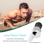 Breathing Exercise For Lungs Portable Breath Fitness Exerciser Device Endurance Workout With Adjustable Resistances To