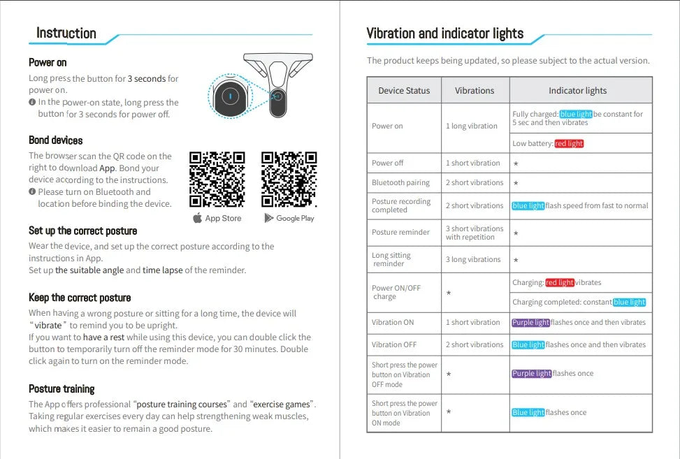 Hipee Smart Posture Correction Device Realtime Scientific Back Posture Training Monitoring Corrector For Adult