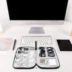 Portable Digital Storage Bag USB Gadget Waterproof Cable Organizer Pouch Electronics Devices Accessories Pack Supplies