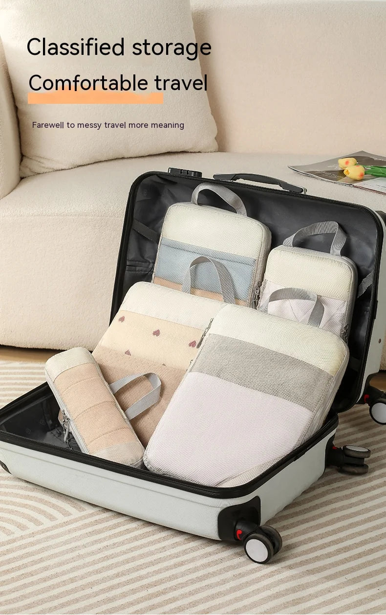 Compression Packing Cubes for Suitcases Travel Accessories Expandable Packing Organizers Lightweight Travel Organizer Cubes