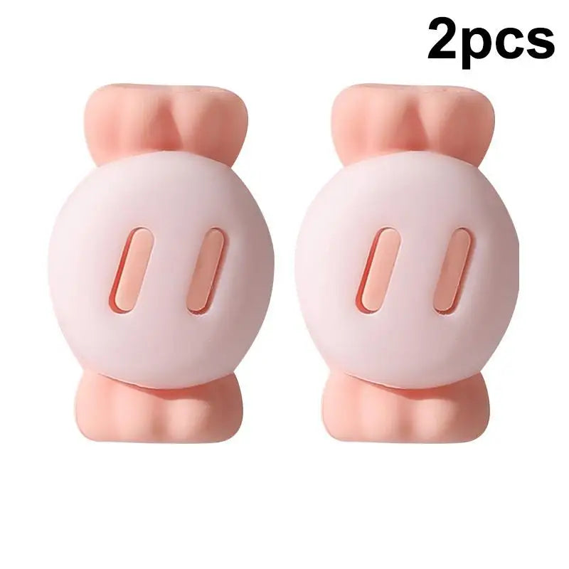Travel Cable Organizer & Protector - Silicone Case with Integrated Cable Storage, Cute Styles, and Protected in Bag or Pocket
