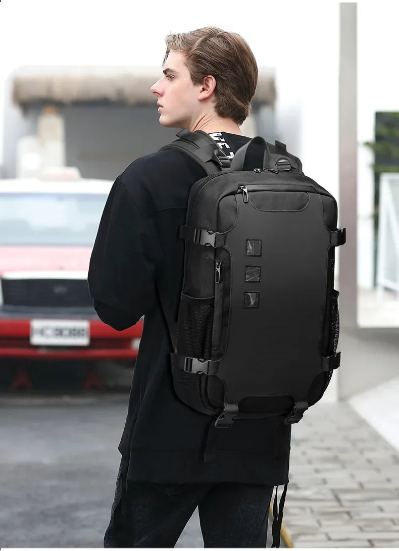 OZUKO  Backpacks 15.6 inch Laptop Men Backpack Outdoor Backpack Teenager Male Waterproof Travel Bag Mochilas