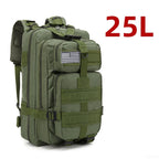 25L/50L Sturdy Nylon Waterproof Tactical Sports Trekking Fishing Hunting Camping Hiking Bag Backpack Outdoor Rucksacks