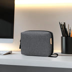 Travel Electronics Organizer Bag, Waterproof Tech Pouch for Power Bank, USB Drive, Hard Drive, Cords, Fit for School, Business