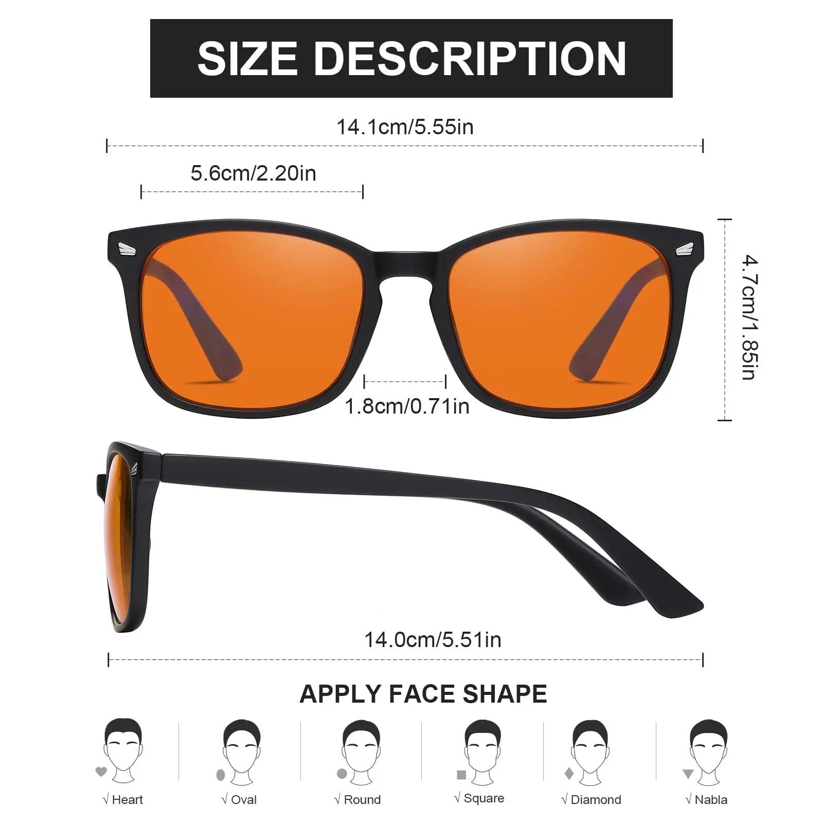 Classical Blue Light Blocking Glasses Square Computer Glasses Nerd Eyeglasses Frame Anti Blue Ray Computer Game Glasses