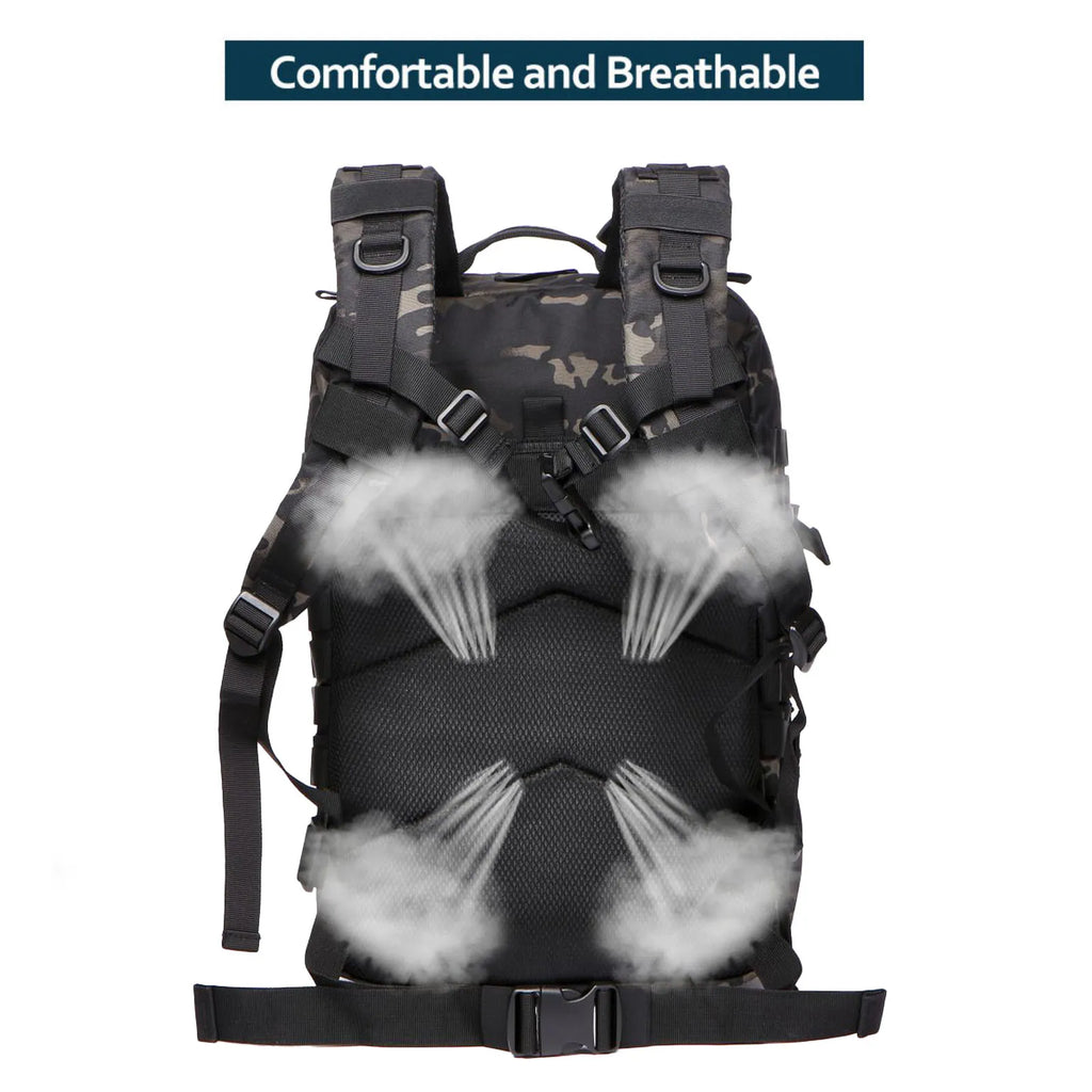 25L/50L Sturdy Nylon Waterproof Tactical Sports Trekking Fishing Hunting Camping Hiking Bag Backpack Outdoor Rucksacks