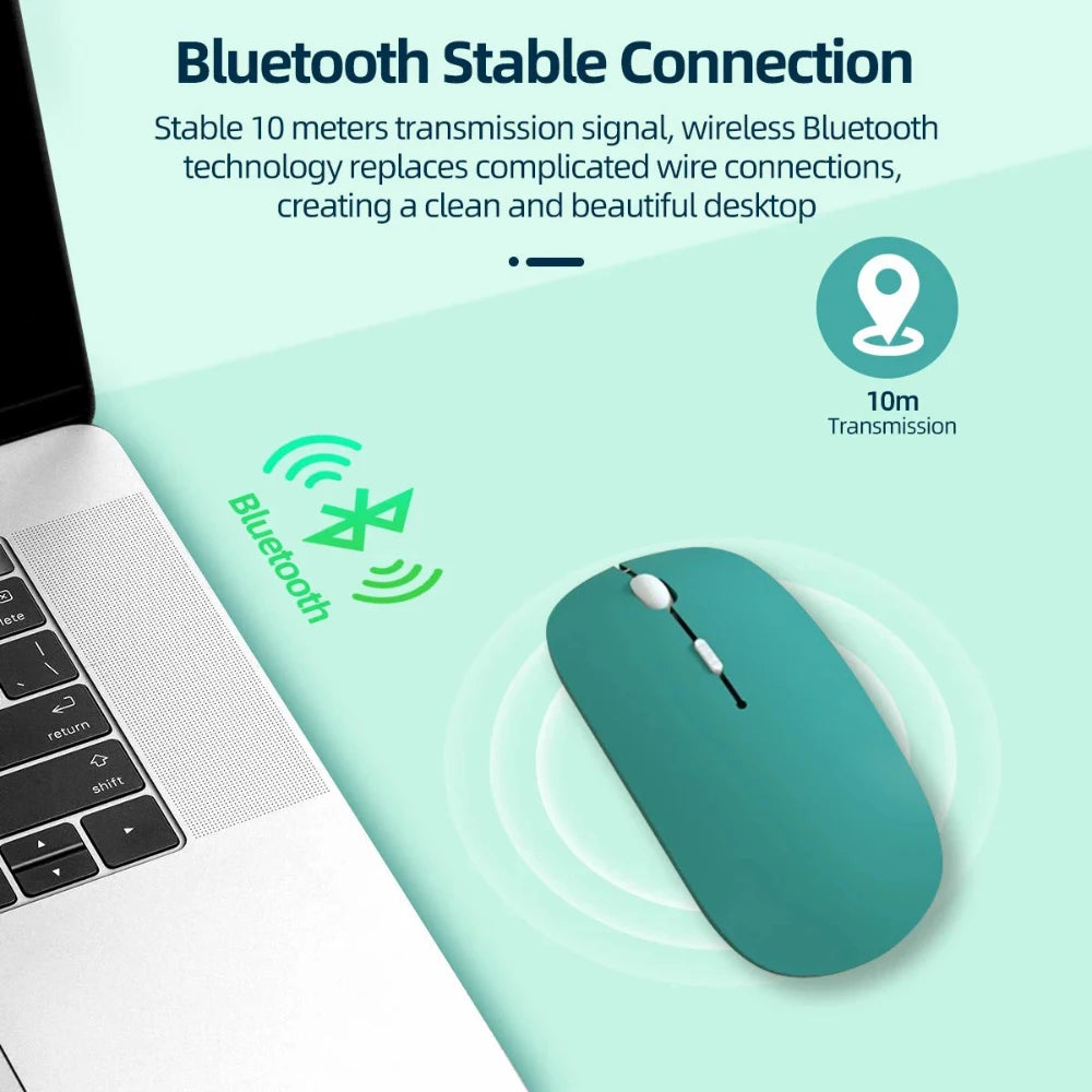 Silent Bluetooth Mouse Marcaron Computer Laptop Optical Mouse Wireless for iPad Samsung Tablet Universal Mice Noiseless
