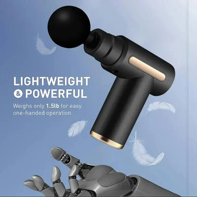 Mini Muscle Massage Gun Protable Body Massager Deep Handheld Percussion Massager for Body Back and Neck Leg