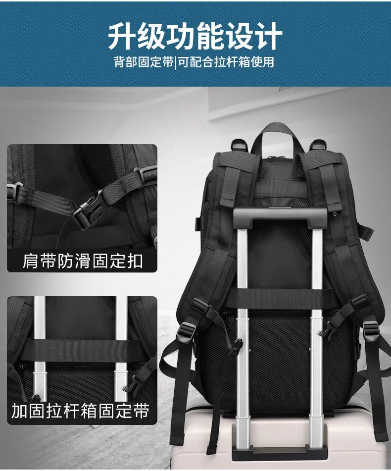 OZUKO  Backpacks 15.6 inch Laptop Men Backpack Outdoor Backpack Teenager Male Waterproof Travel Bag Mochilas