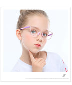 Blue Light Blocking Glasses for Kids Computer Glasses TR90 Frame Clear Lens Girl Boy Video Gaming Children Safety Eyewear