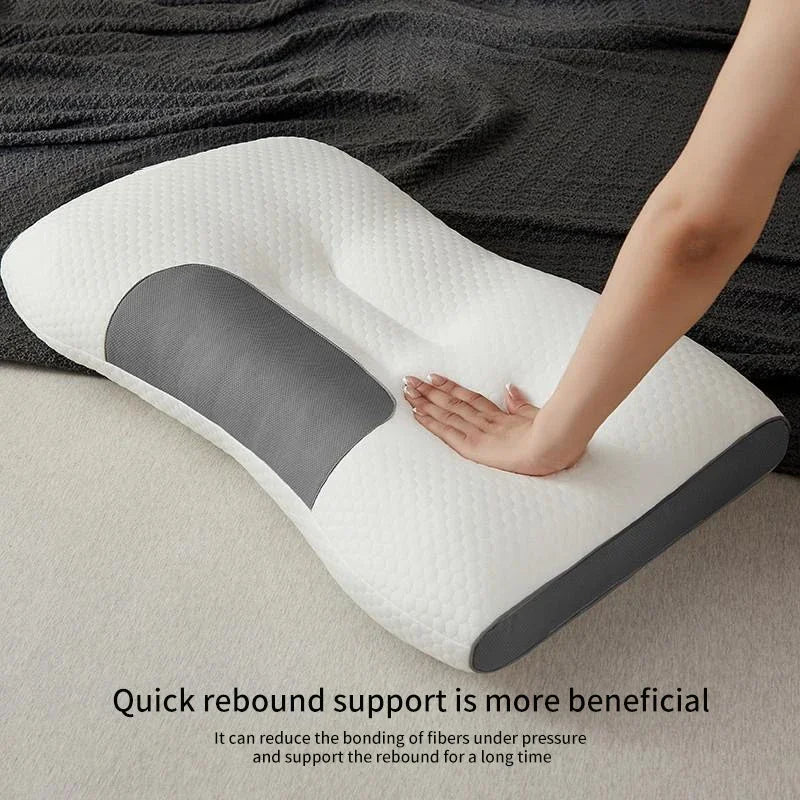 NEW Pillow Help Sleep And Protect The Neck Cervical Orthopedic Household Soybean Fiber Massage SPA Pillow For Sleeping 2025