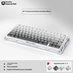 Gravastar K1 Mechanical Keyboard Bluetooth Wireless Aluminium Alloy Tri-Mode RGB Light E-sports Gaming Keyboard PC Accessories