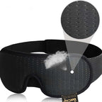 Black 3D Eye Mask Breathable Shading Sleeping Hot Sales Eye Mask Adjustable Strap Sleep Mask