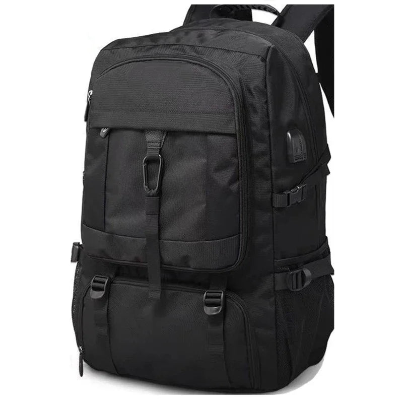 50L 80L Large Travel Backpack Men Separate Shoe Compartment Business Bag Outdoor Sports Waterproof Man Black Storage Backpacks