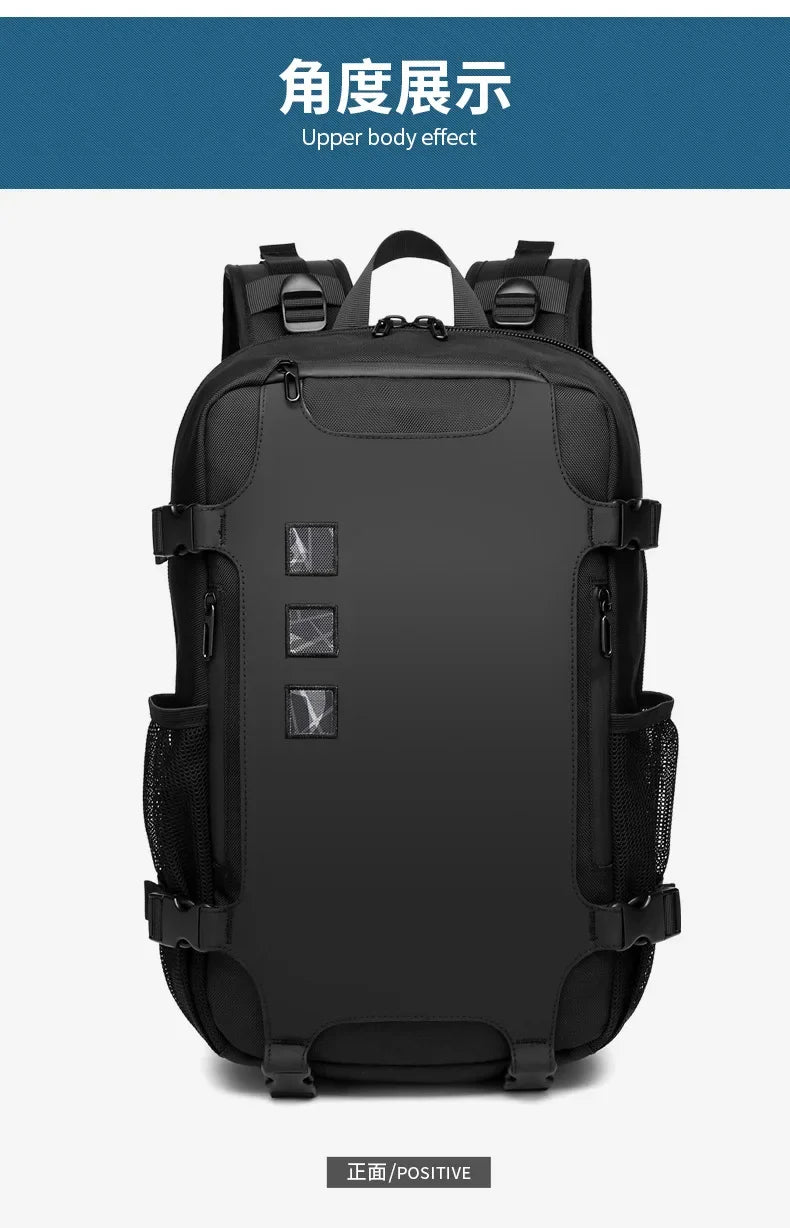 OZUKO  Backpacks 15.6 inch Laptop Men Backpack Outdoor Backpack Teenager Male Waterproof Travel Bag Mochilas