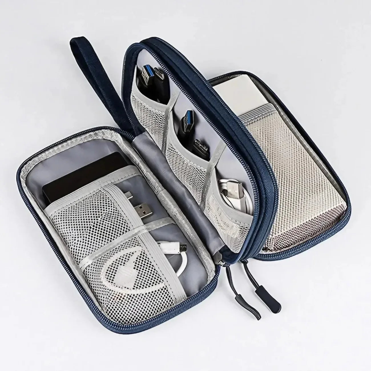 Waterproof Electronics Organizer Pouch – Compact Cable & Earphone Storage Bag, the Perfect Christmas Tech Gift