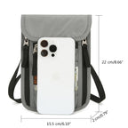 X5XA Travel Wallet Neck Holder Travel Crossbody Bag for Women and Man