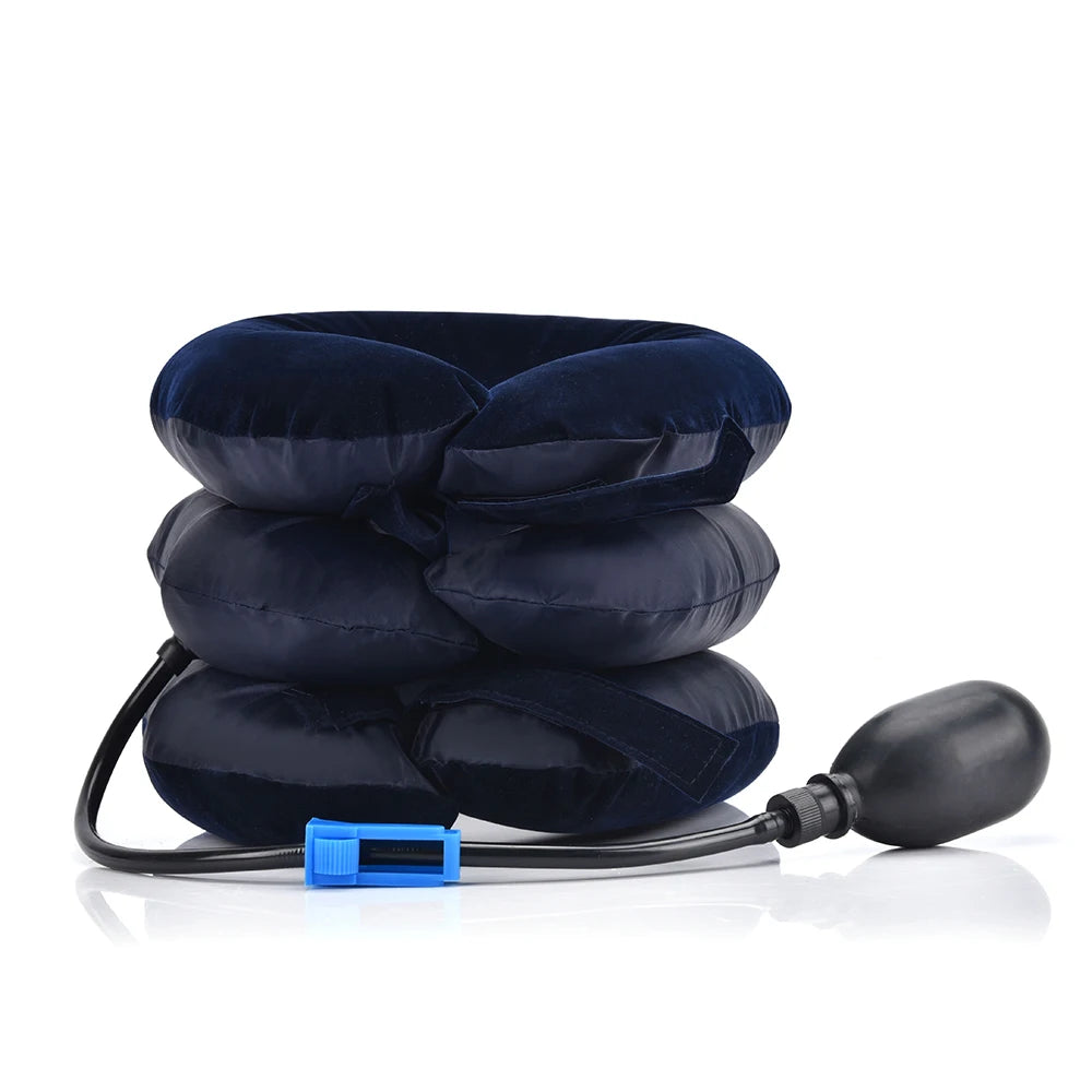 Neck Stretcher Inflatable Air Neck Traction Apparatus Device Soft Neck Cervical Collar Pillow Health Care Cervical Support Pillo