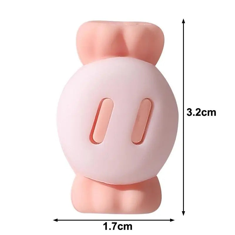 Travel Cable Organizer & Protector - Silicone Case with Integrated Cable Storage, Cute Styles, and Protected in Bag or Pocket