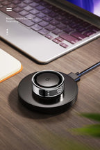 2025 COLMI R12 Smart Ring with Display Screen and Touch, Wireless Charging, Health Manager, 5 ATM Waterproof For Men Women