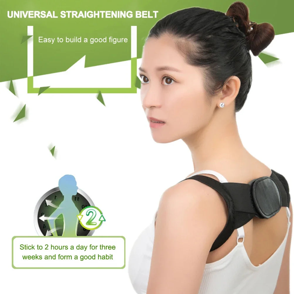Adjustable Posture Corrector Back Support Shoulder Belt Rectify Straighten Correction Spine Corrector Health Postural Fixer Tap