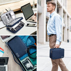 Portable Digital Storage Bag USB Gadget Waterproof Cable Organizer Pouch Electronics Devices Accessories Pack Supplies