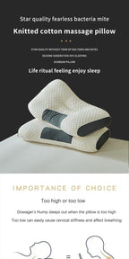 Neck Pillow Help Sleep And Protect The Neck Cervical Orthopedic Household Soybean Fiber SPA Massage Pillow For Sleeping New