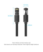 Vention CAT8 Ethernet Cable 40Gbps 2000MHz CAT 8 Networking High Speed Internet Lan Cord for PC Laptops PS5 4 Router RJ45 Cable