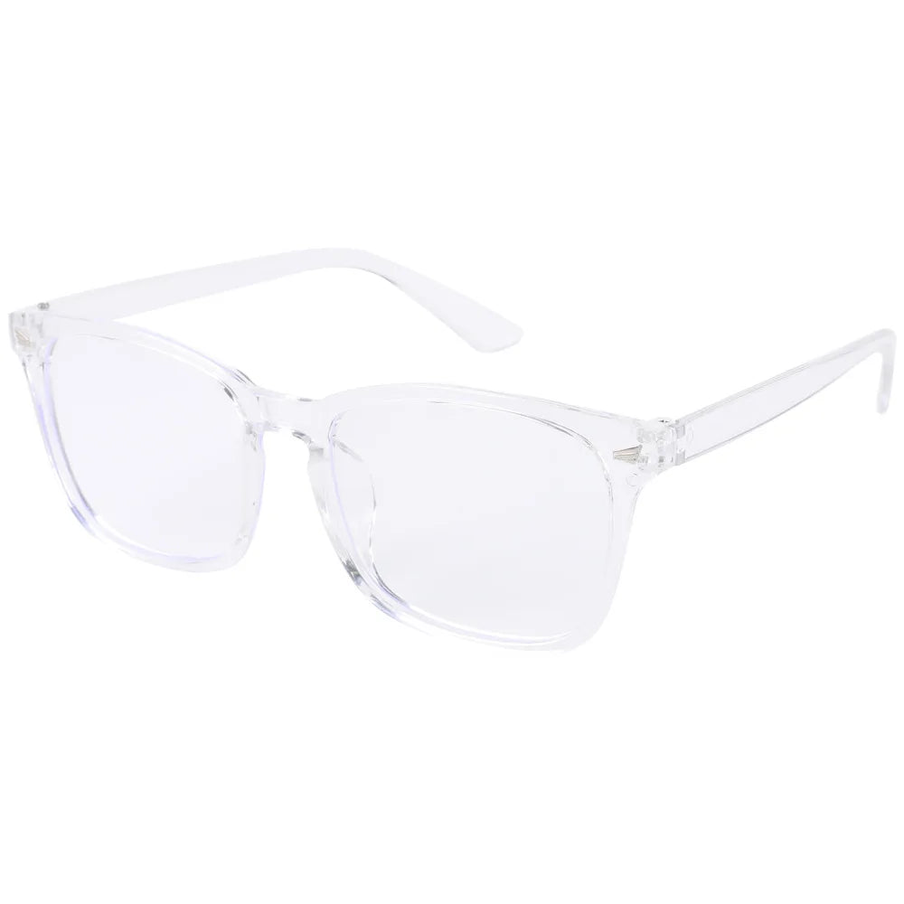 Classical Blue Light Blocking Glasses Square Computer Glasses Nerd Eyeglasses Frame Anti Blue Ray Computer Game Glasses