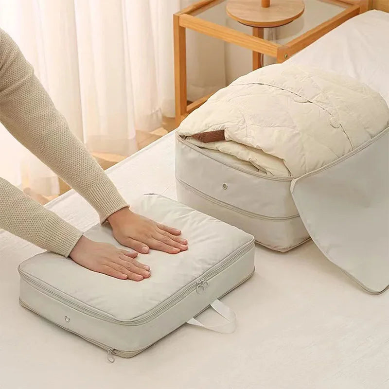 Large Travel Compression Packing Cubes Bag Portable Suitcase Clothes Organizers Waterproof Luggage Storage Cases Drawer Bags