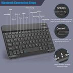 Bluetooth Keyboard for iPad 10th Generation iPad Pro 13 12 11 10 9 8 7 Inch iPad Air 13 11th iPad Mini Samsung Xiaomi Tablets