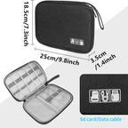 Portable Digital Storage Bag USB Gadget Waterproof Cable Organizer Pouch Electronics Devices Accessories Pack Supplies