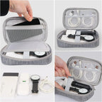 Portable Digital Storage Bag USB Gadget Waterproof Cable Organizer Pouch Electronics Devices Accessories Pack Supplies