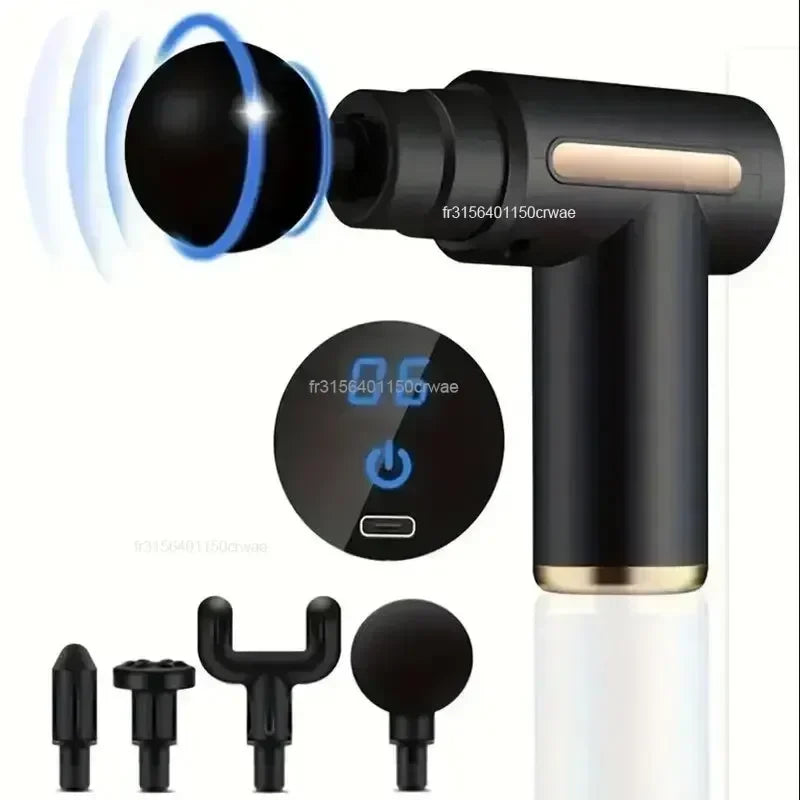 Mini Muscle Massage Gun Protable Body Massager Deep Handheld Percussion Massager for Body Back and Neck Leg