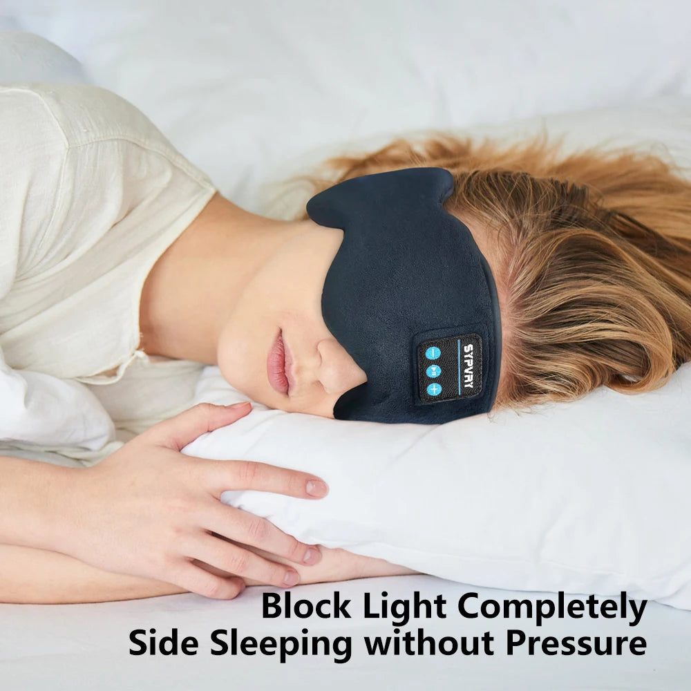 Sleeping Mask With Bluetooth 5.3 Headphones For Sleeping Sleep Shade For Women Men Fone De Ouvido Bluetooth Wireless Eye Mak