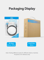 Vention CAT8 Ethernet Cable 40Gbps 2000MHz CAT 8 Networking High Speed Internet Lan Cord for PC Laptops PS5 4 Router RJ45 Cable