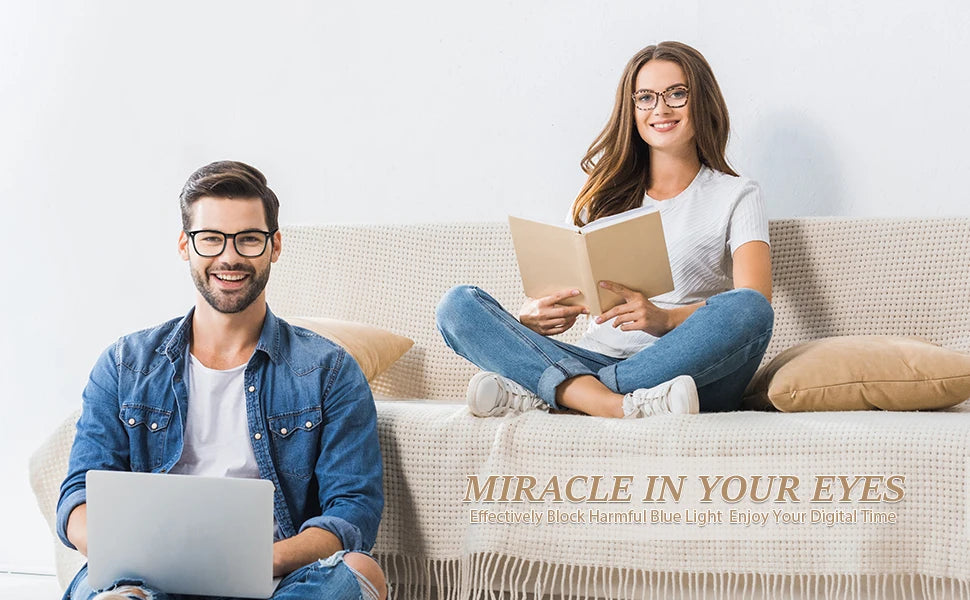 Classical Blue Light Blocking Glasses Square Computer Glasses Nerd Eyeglasses Frame Anti Blue Ray Computer Game Glasses