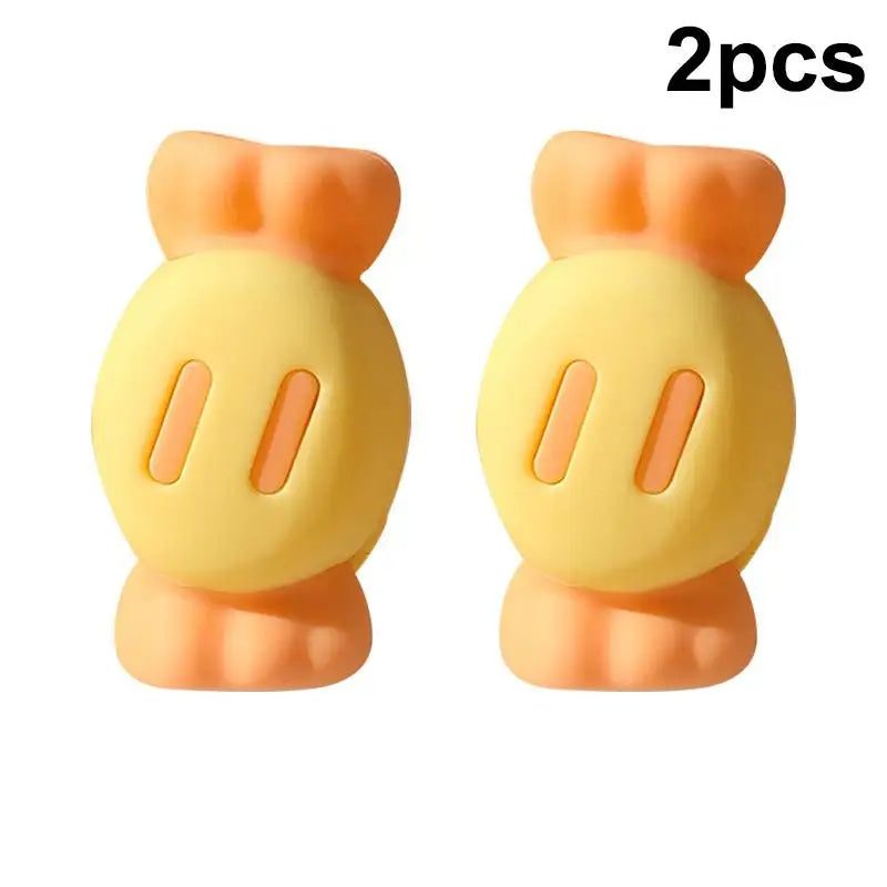 Travel Cable Organizer & Protector - Silicone Case with Integrated Cable Storage, Cute Styles, and Protected in Bag or Pocket