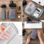 Portable Digital Storage Bag USB Gadget Waterproof Cable Organizer Pouch Electronics Devices Accessories Pack Supplies