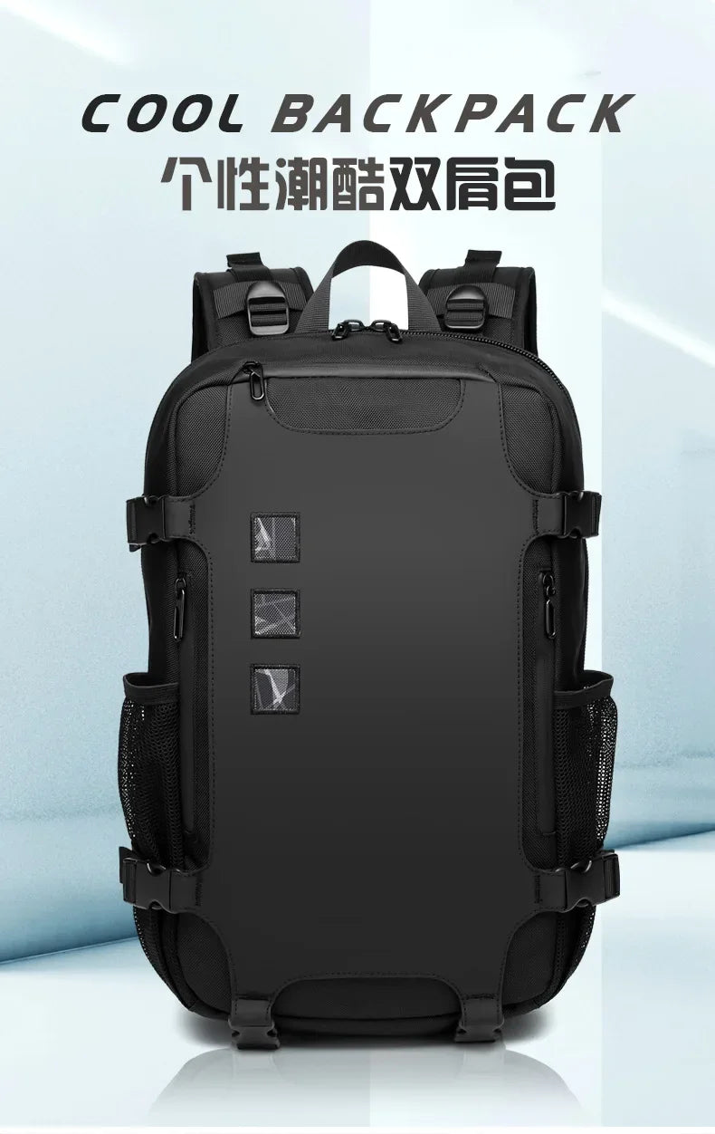 OZUKO  Backpacks 15.6 inch Laptop Men Backpack Outdoor Backpack Teenager Male Waterproof Travel Bag Mochilas