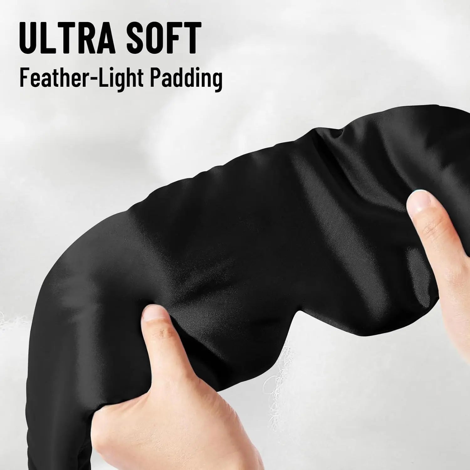 Silk Sleep Mask, Large Eye Cover for Sleeping, Comfortable and Pressure-Free Sleeping Masks for Women Men, Completely Blackout