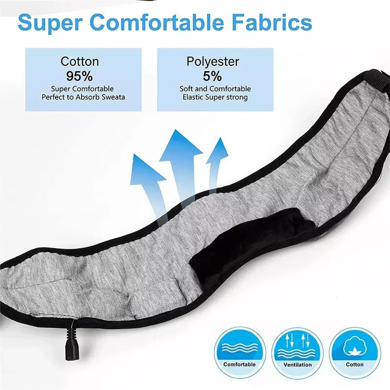 Bluetooth 3D Eye Mask Headphones Music Sleeping Headband Earphones Soft Elastic Comfortable Wireless Headset Sleep Eye Mask