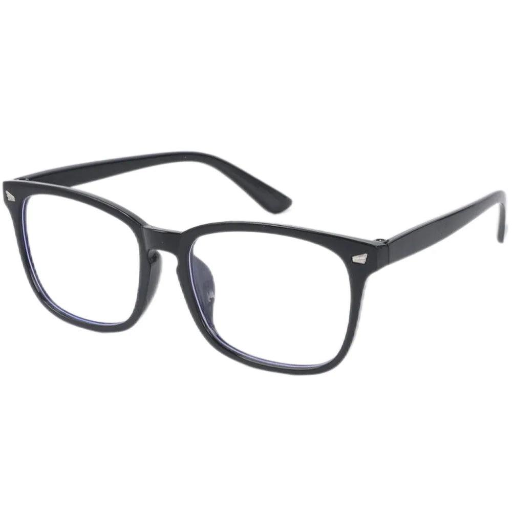 Classical Blue Light Blocking Glasses Square Computer Glasses Nerd Eyeglasses Frame Anti Blue Ray Computer Game Glasses