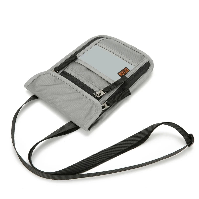 X5XA Travel Wallet Neck Holder Travel Crossbody Bag for Women and Man