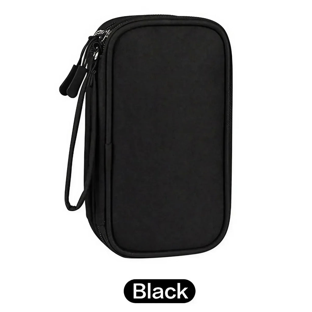 Waterproof Electronics Organizer Pouch – Compact Cable & Earphone Storage Bag, the Perfect Christmas Tech Gift