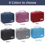Portable Digital Storage Bag USB Gadget Waterproof Cable Organizer Pouch Electronics Devices Accessories Pack Supplies