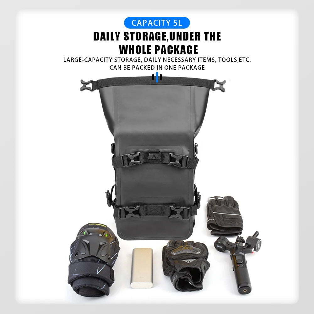 For BMW R1200GS R1250GS ADV For HONDA NC750X CB500X Motorcycle Frame Crash Bars Waterproof Bag Bumper Repair Tool Placement Bag