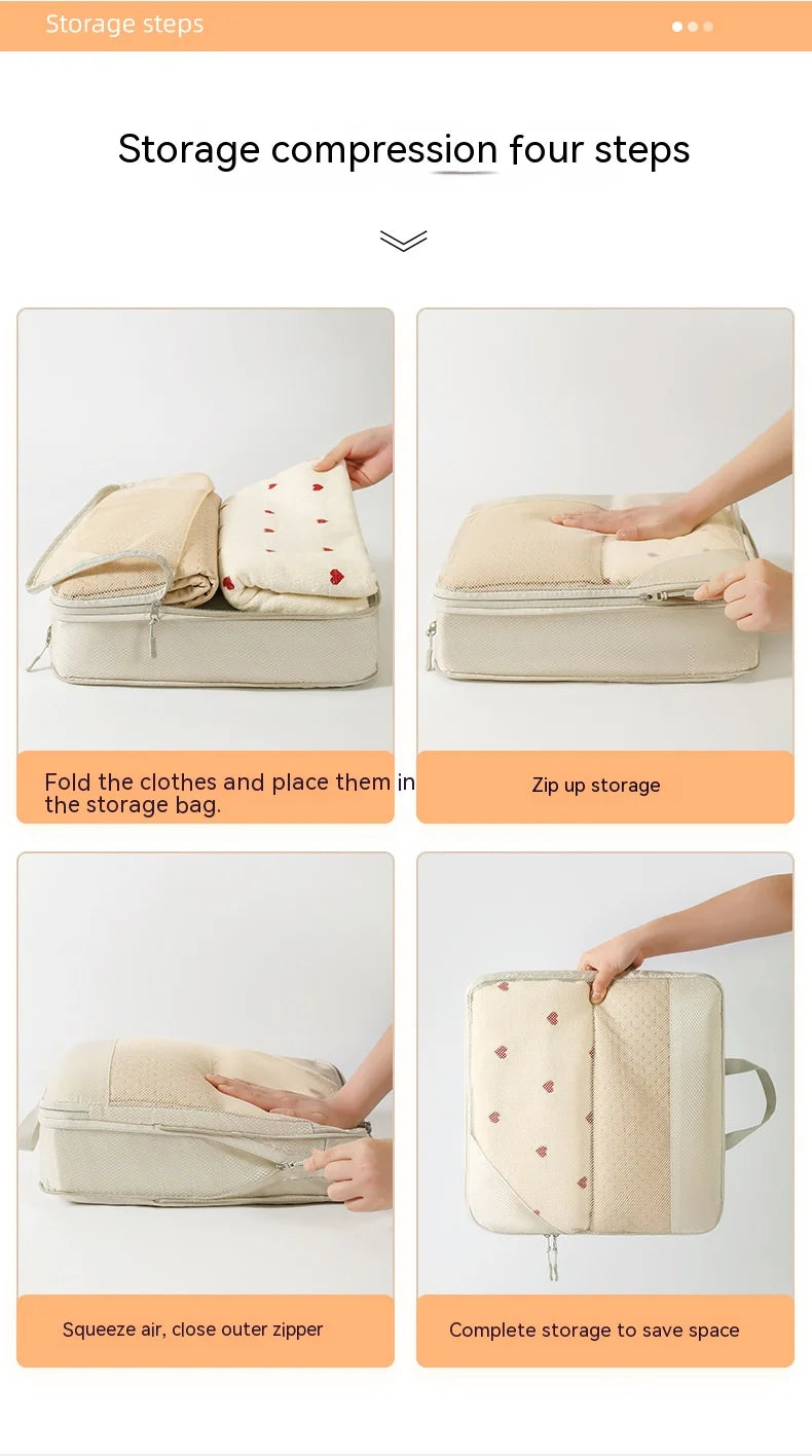 Compression Packing Cubes for Suitcases Travel Accessories Expandable Packing Organizers Lightweight Travel Organizer Cubes