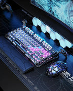 Gravastar K1 Mechanical Keyboard Bluetooth Wireless Aluminium Alloy Tri-Mode RGB Light E-sports Gaming Keyboard PC Accessories